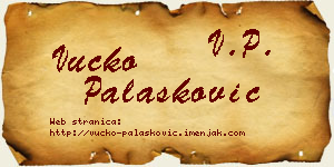 Vučko Palasković vizit kartica